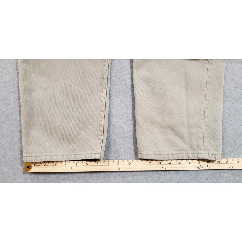 Vintage‎ Levis 511 Mens Beige Jeans 38x32 Y2K - Picture 6 of 16